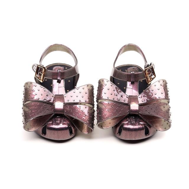 Mini Melissa Mickey Bow Shoes Summer Girls Jelly Shoe