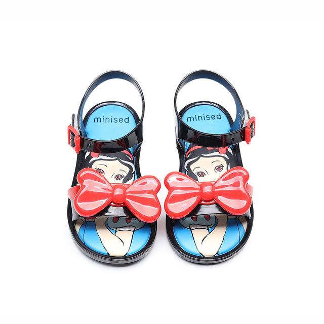 Mini Melissa Mickey Bow Shoes Summer Girls Jelly Shoe