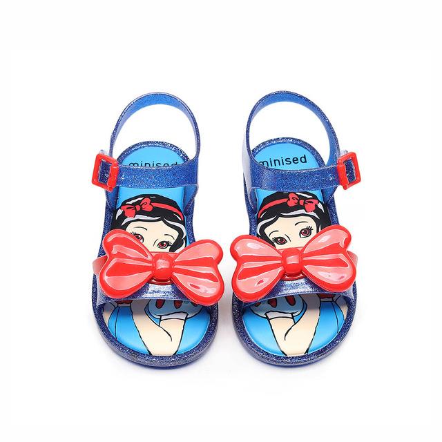 Mini Melissa Mickey Bow Shoes Summer Girls Jelly Shoe