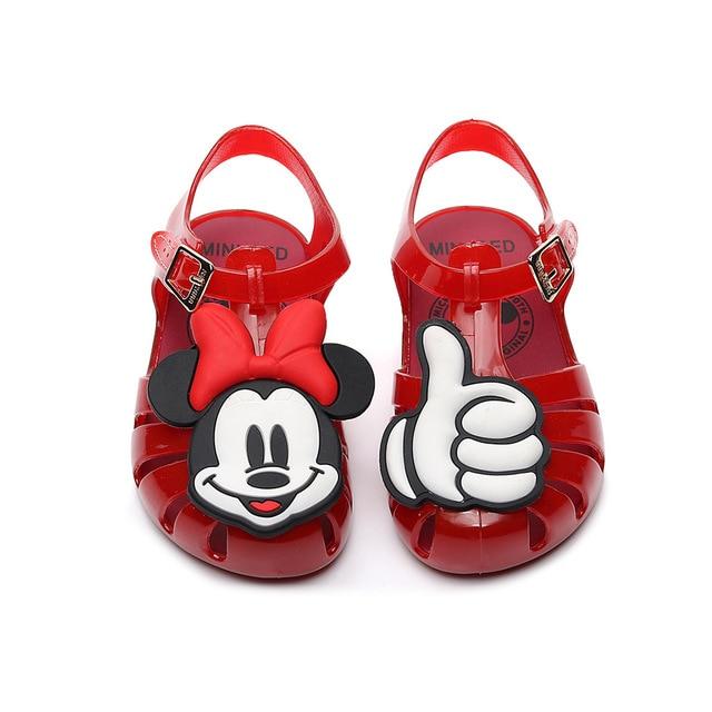 Mini Melissa Mickey Bow Shoes Summer Girls Jelly Shoe