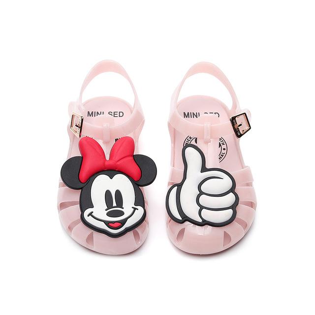 Mini Melissa Mickey Bow Shoes Summer Girls Jelly Shoe