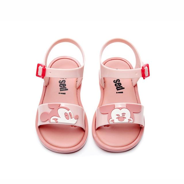 Mini Melissa Mickey Bow Shoes Summer Girls Jelly Shoe