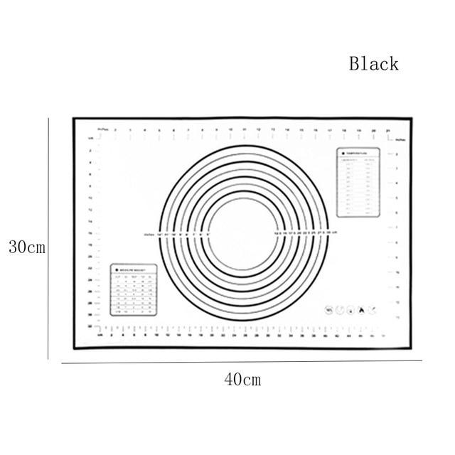 Kitchen Accessories Silicone Baking Mats Sheet Pizza Dough Non-Stick Maker Holder Pastry Cooking Tools Utensils Kitchen Gadgets