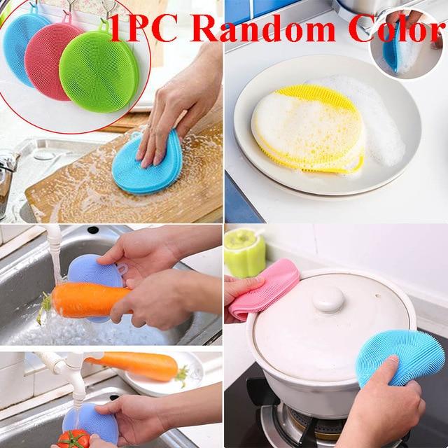 Kitchen Gadgets Portable Basket Home Kitchen Hanging Drain Basket Bag Bath Storage Tools Sink Holder Kitchen Accessory Utensils