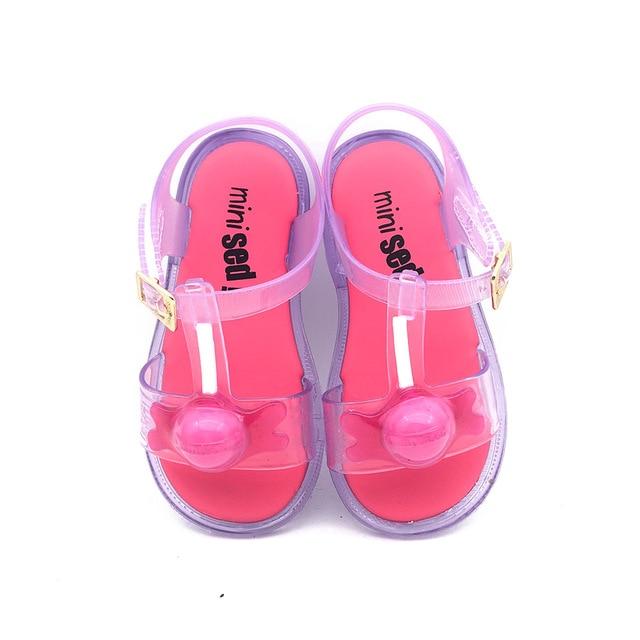 Mini Melissa Mickey Bow Shoes Summer Girls Jelly Shoe