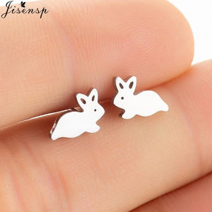 Jisensp Stainless Steel Ballet Earrings for Women Mickey Earing