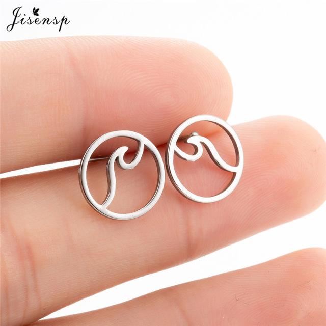 Jisensp Stainless Steel Ballet Earrings for Women Mickey Earing