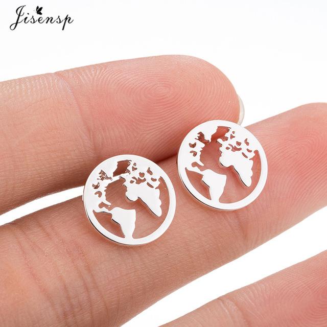 Jisensp Stainless Steel Ballet Earrings for Women Mickey Earing