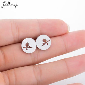 Jisensp Stainless Steel Ballet Earrings for Women Mickey Earing