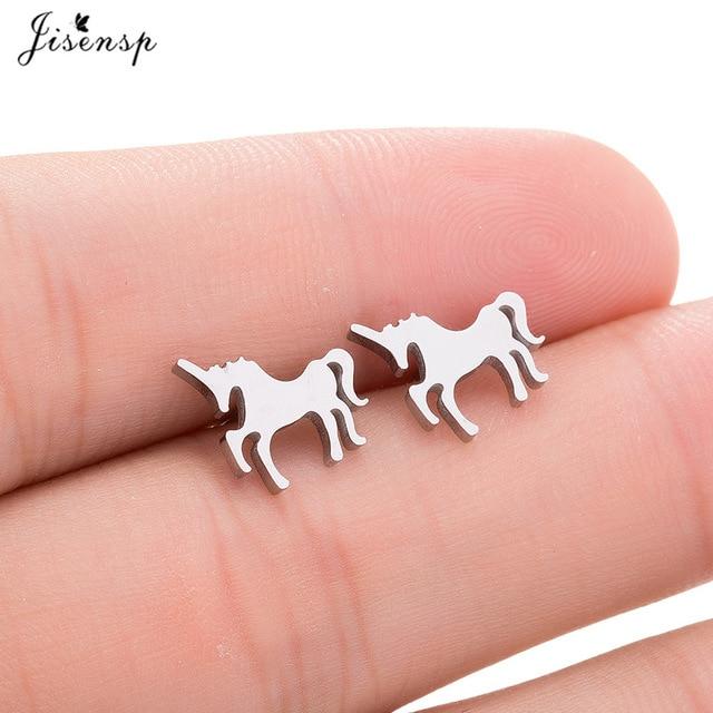 Jisensp Stainless Steel Ballet Earrings for Women Mickey Earing