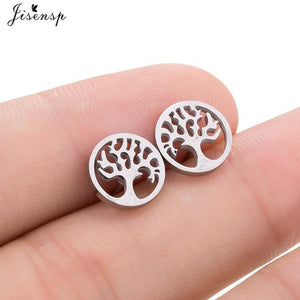 Jisensp Stainless Steel Ballet Earrings for Women Mickey Earing