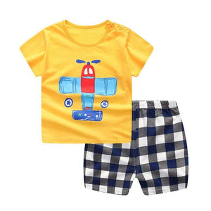 Newborn clothing sets summer baby clothes for boys & girls print set