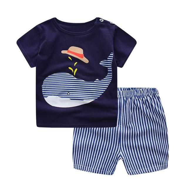 Newborn clothing sets summer baby clothes for boys & girls print set