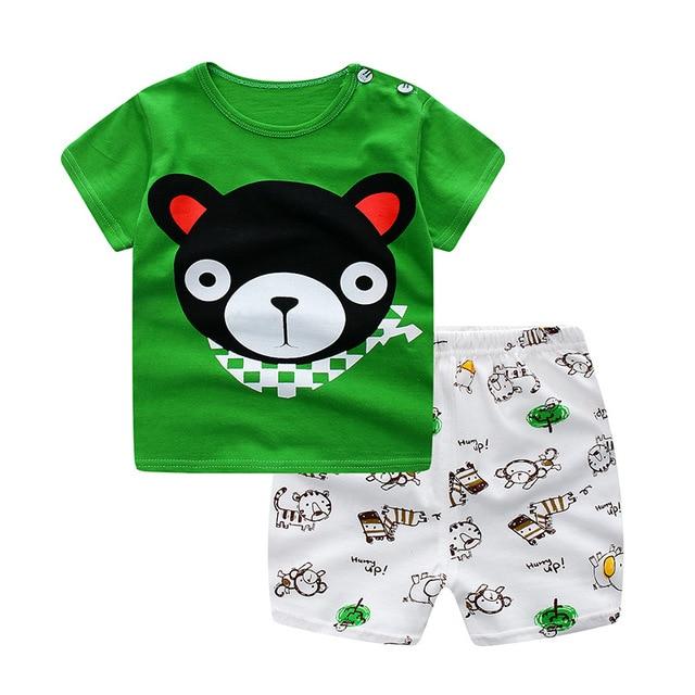 Newborn clothing sets summer baby clothes for boys & girls print set