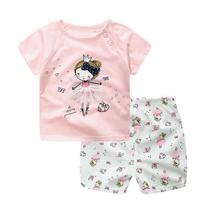 Newborn clothing sets summer baby clothes for boys & girls print set