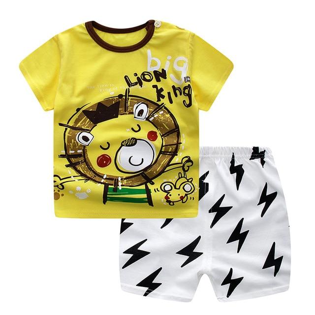 Newborn clothing sets summer baby clothes for boys & girls print set