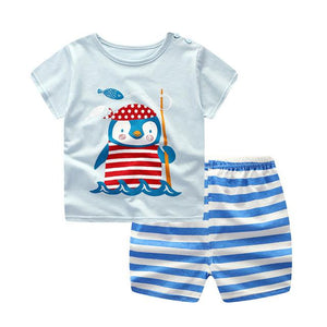 Newborn clothing sets summer baby clothes for boys & girls print set