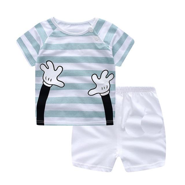 Newborn clothing sets summer baby clothes for boys & girls print set