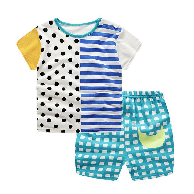 Newborn clothing sets summer baby clothes for boys & girls print set