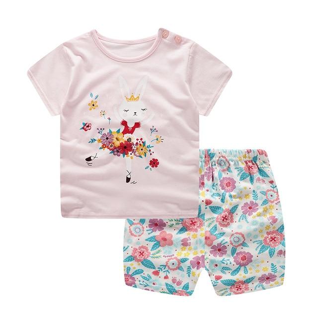 Newborn clothing sets summer baby clothes for boys & girls print set