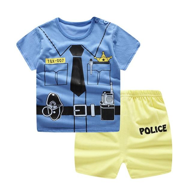 Newborn clothing sets summer baby clothes for boys & girls print set