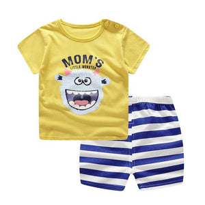 Newborn clothing sets summer baby clothes for boys & girls print set