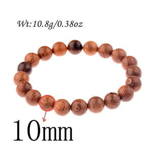 8mm New Natural Wood Beads Bracelets