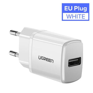 Ugreen 5V 2.1A USB Charger for iPhone X 8 7 iPad Fast Wall Charger EU Adapter for Samsung S9 Xiaomi Mi 8 Mobile Phone Charger