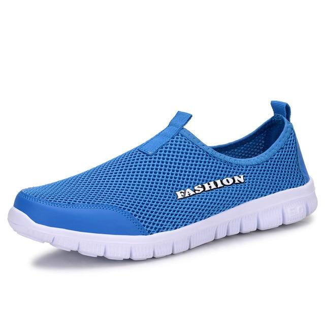 Big Size Running Shoes Men Sneakers Breathable Air Mesh Shoes