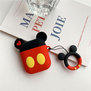 Earphone Case For Airpods Case Silicone Cartoon Cute Headphone Covers For Air Pods Cases For Apple Earpods Earbuds Accessories 2