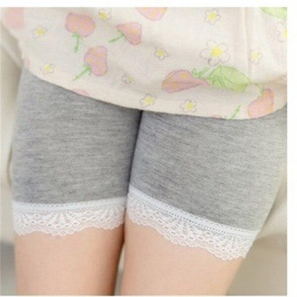 High Quality Girl Safety Shorts Pants Solid Soft Elastic Cotton Leggings