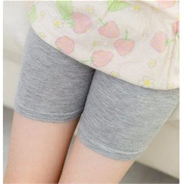 High Quality Girl Safety Shorts Pants Solid Soft Elastic Cotton Leggings