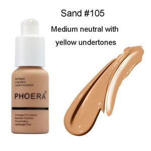 30ml Soft Matte Long Wear Oil Control Liquid Foundation Cream