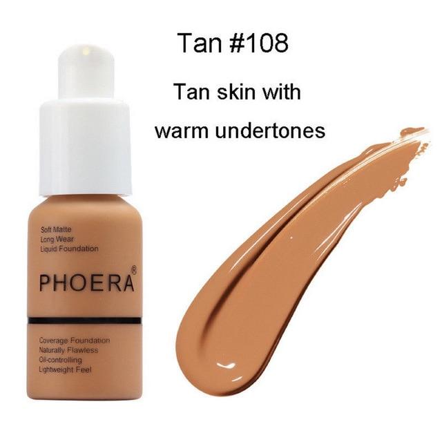 30ml Soft Matte Long Wear Oil Control Liquid Foundation Cream