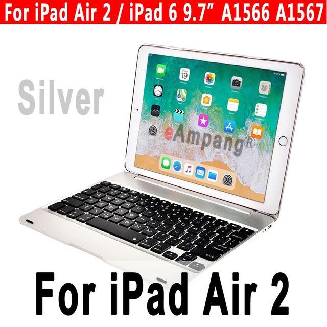 Top Flip Keyboard for Apple iPad 9.7 2017 2018 5th 6th Generation Bluetooth Keyboard Case for iPad Air 1 2 5 6 Pro 9.7 Cover