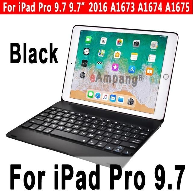 Top Flip Keyboard for Apple iPad 9.7 2017 2018 5th 6th Generation Bluetooth Keyboard Case for iPad Air 1 2 5 6 Pro 9.7 Cover