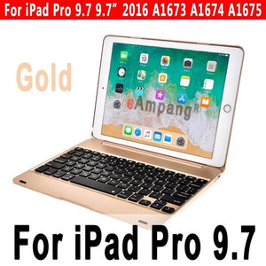 Top Flip Keyboard for Apple iPad 9.7 2017 2018 5th 6th Generation Bluetooth Keyboard Case for iPad Air 1 2 5 6 Pro 9.7 Cover