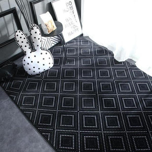 Nordic Modern Carpet Polyester Rug and Carpets for Living Room Floor Child Kids Play Mat Bedroom Bathroom Home Door Mat alfombra