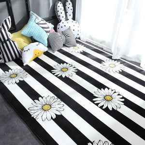 Nordic Modern Carpet Polyester Rug and Carpets for Living Room Floor Child Kids Play Mat Bedroom Bathroom Home Door Mat alfombra