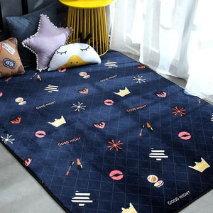 Nordic Modern Carpet Polyester Rug and Carpets for Living Room Floor Child Kids Play Mat Bedroom Bathroom Home Door Mat alfombra