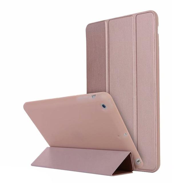 Case for iPad Mini 3 2 1 Case PU Leather Silicone Soft Back Cover with Trifold Stand Auto Sleep Smart Cover for iPad Mini2 Funda