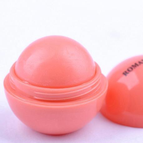 Brand New Fashion Round Ball Natural Organic Embellish Lip Balm Lip Care