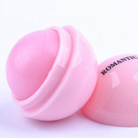 Brand New Fashion Round Ball Natural Organic Embellish Lip Balm Lip Care