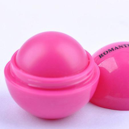 Brand New Fashion Round Ball Natural Organic Embellish Lip Balm Lip Care