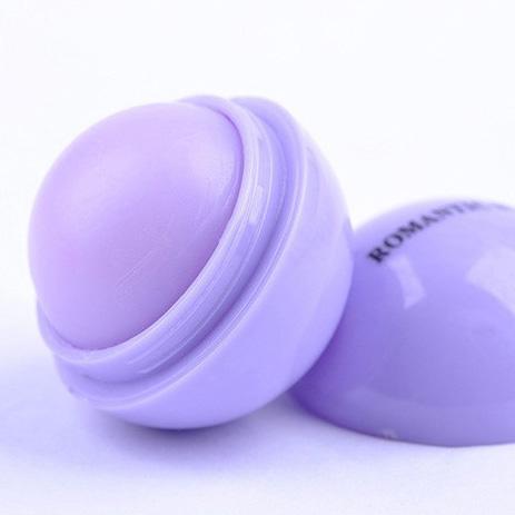 Brand New Fashion Round Ball Natural Organic Embellish Lip Balm Lip Care