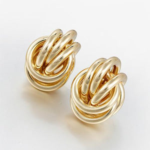 Flashbuy Gold Silver Alloy Drop Earrings For Women Exaggeration Earrings