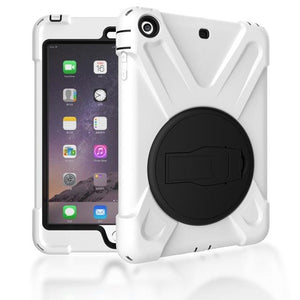 Case for iPad mini 1 2 3 hand-held Shock Proof full body cover Handle stand sleeve for ipad mini case capa funda