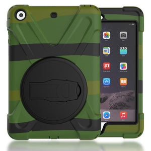 Case for iPad mini 1 2 3 hand-held Shock Proof full body cover Handle stand sleeve for ipad mini case capa funda