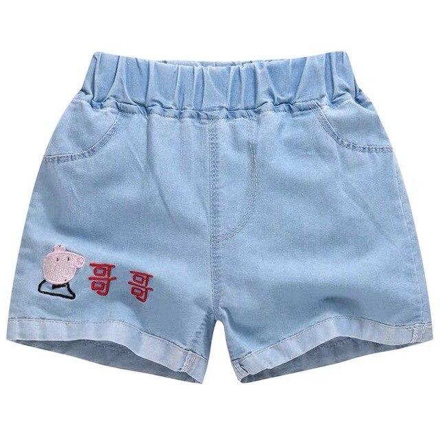 toddler shorts Girls denim in the summer big children shorts