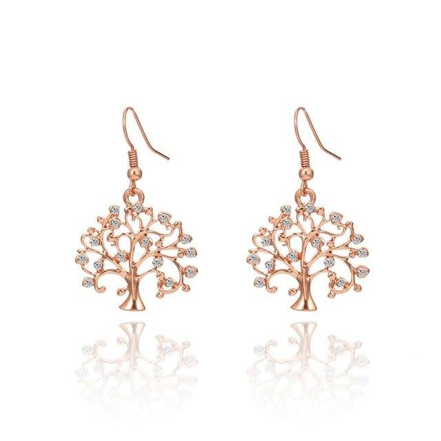 2019 Bohemian Earrings Gold Silver Tree Of Life Earrings For Women